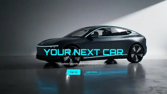 Captura de Landing Page con Scroll Animado